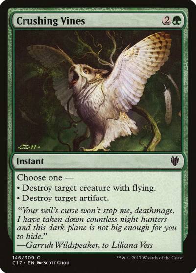 Crushing Vines C17-146 Commander 2017 Magic card