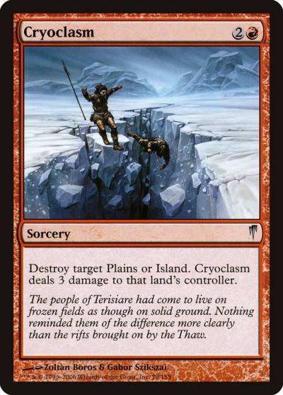 Cryoclasm CSP-79 Coldsnap Magic card