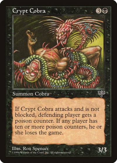 Crypt Cobra 114 Mirage Magic card