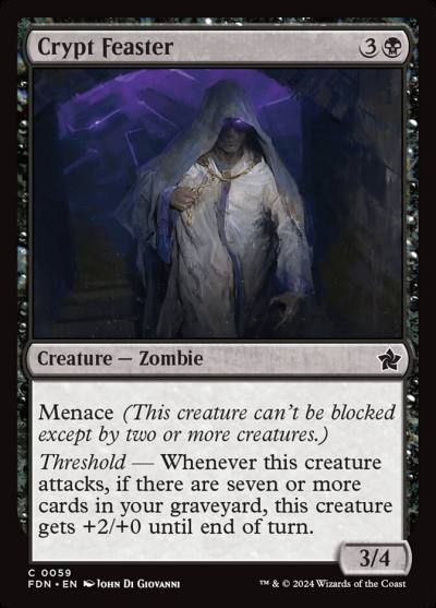 Crypt Feaster 59 Foundations Magic card
