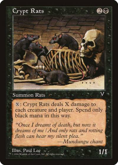 Crypt Rats VIS-55 Visions Magic card
