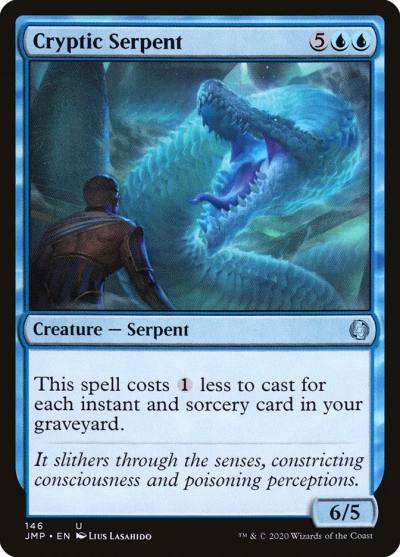 Cryptic Serpent JMP-146 Jumpstart Magic card