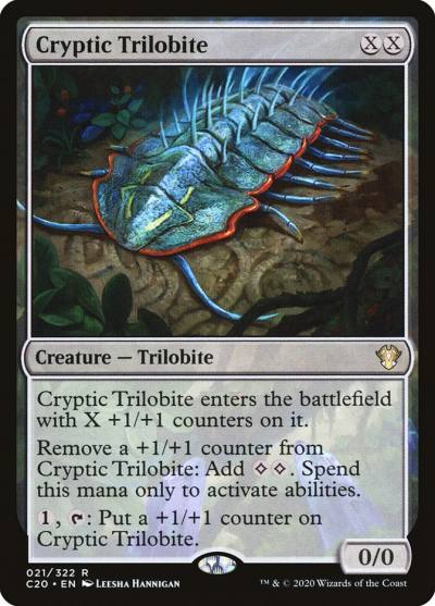 Cryptic Trilobite C20-21 Commander 2020 Magic card