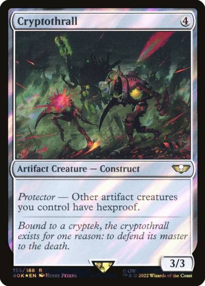 Cryptothrall 40K-155STAR Warhammer 40,000 Commander Magic card