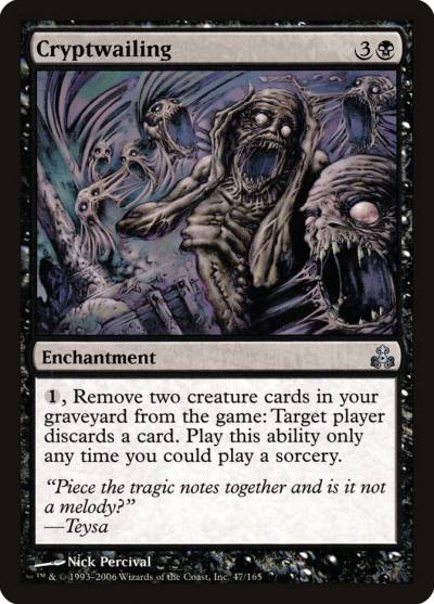 Cryptwailing GPT-47 Guildpact Magic card