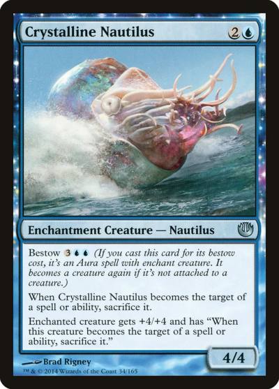 Crystalline Nautilus JOU-34 Journey into Nyx Magic card