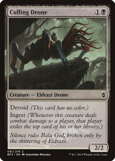 Culling Drone BFZ-91 Battle for Zendikar Magic card