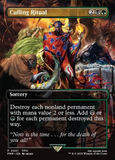 Culling Ritual PW25-4 Wizards Play Network 2025 Magic card