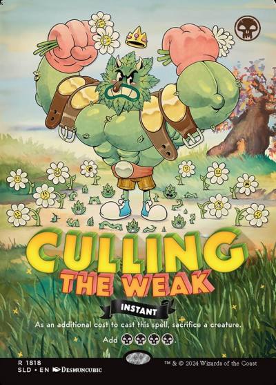 Culling the Weak SLD-1818 Secret Lair Drop Magic card