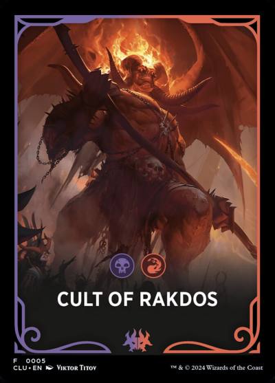 Cult of Rakdos FCLU-5 Ravnica: Clue Edition Front Cards Magic card