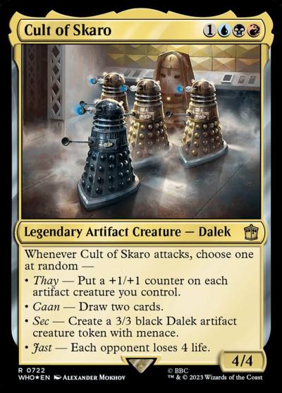 Cult of Skaro WHO-722 Doctor Who Magic card