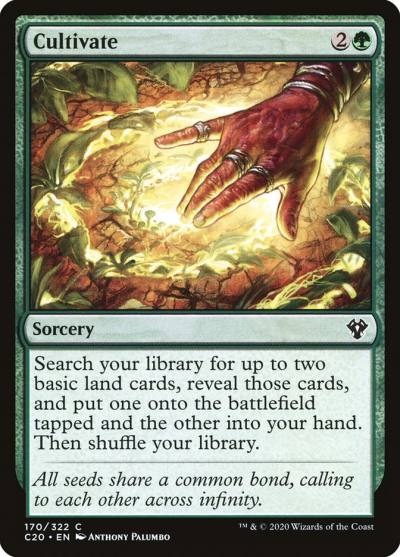 Cultivate C20-170 Commander 2020 Magic card