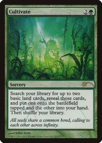 Cultivate F11-8 Friday Night Magic 2011 Magic card
