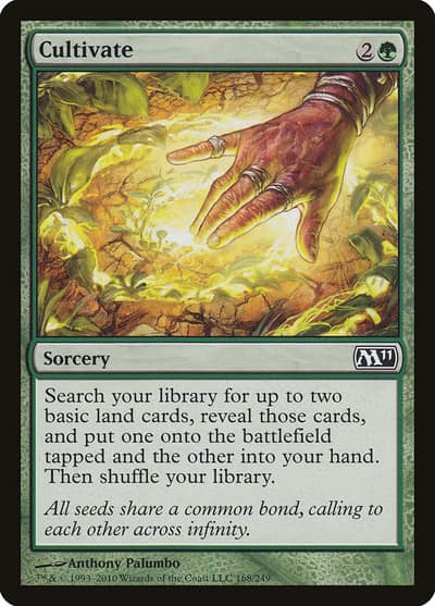 Cultivate M11-168 Magic 2011 Magic card
