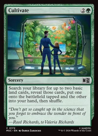 Cultivate MSC-172 Marvel Super Heroes Commander Magic card