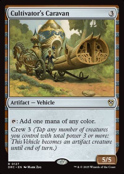 Cultivator's Caravan DRC-127 Aetherdrift Commander Magic card