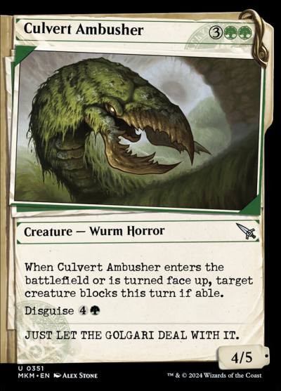 Culvert Ambusher MKM-351 Murders at Karlov Manor Magic card