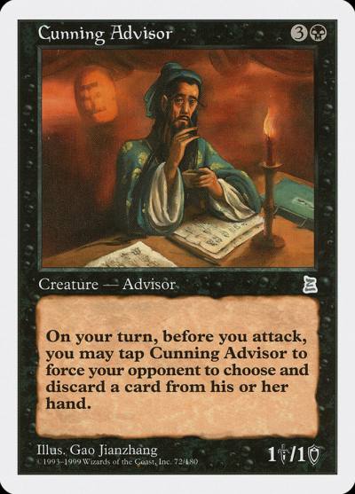 Cunning Advisor PTK-72 Portal Three Kingdoms Magic card