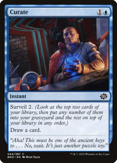Curate BRO-44 The Brothers' War Magic card