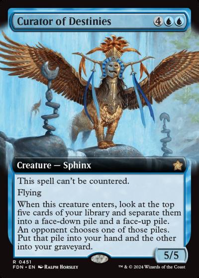 Curator of Destinies FDN-451 Foundations Magic card