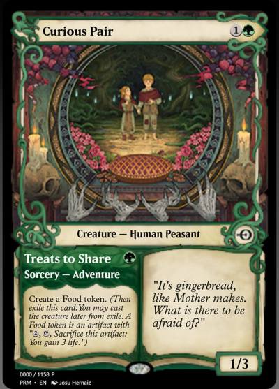 Curious Pair // Treats to Share PRM-78754 Magic Online Promos Magic card