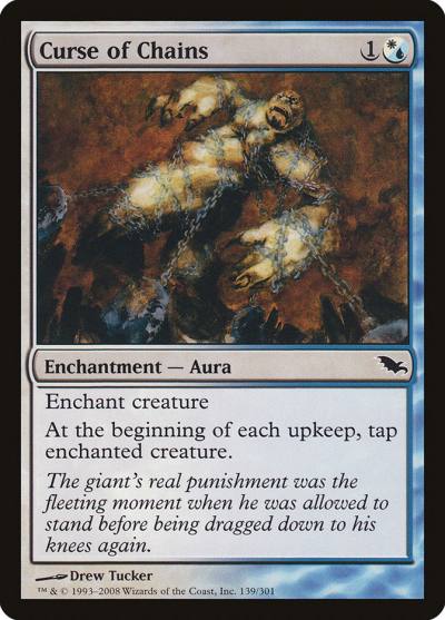 Curse of Chains SHM-139 Shadowmoor Magic card