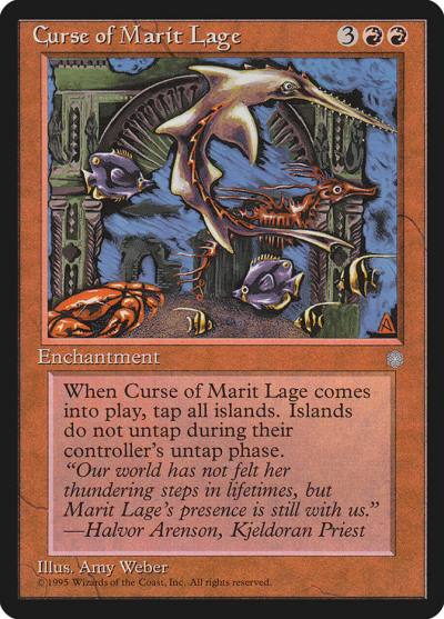 Curse of Marit Lage ICE-181 Ice Age Magic card