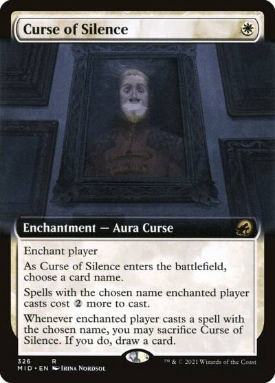 Curse of Silence MID-326 Innistrad: Midnight Hunt Magic card