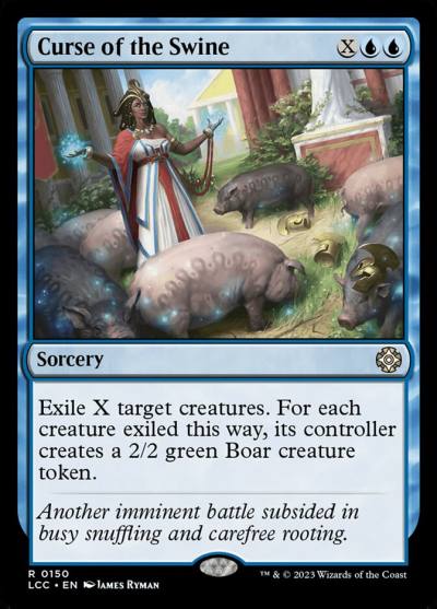 Curse of the Swine LCC-150 The Lost Caverns of Ixalan Commander Magic card