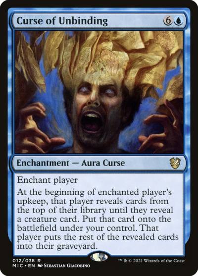 Curse of Unbinding MIC-12 Midnight Hunt Commander Magic card