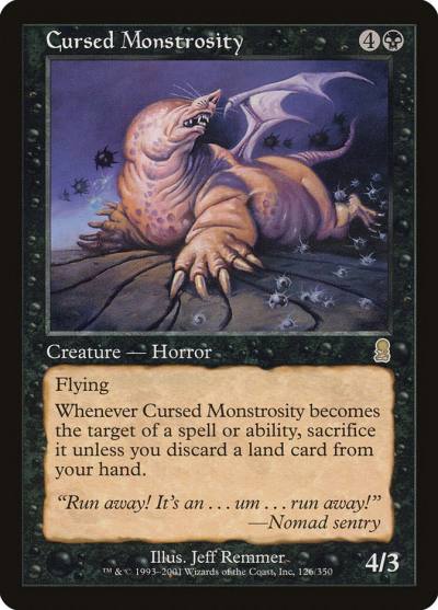 Cursed Monstrosity ODY-126 Odyssey Magic card