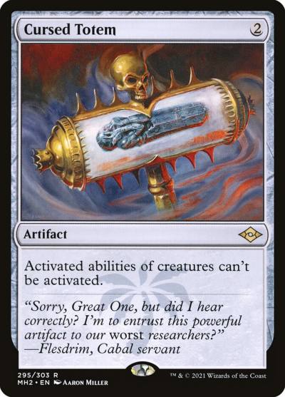 Cursed Totem MH2-295 Modern Horizons 2 Magic card