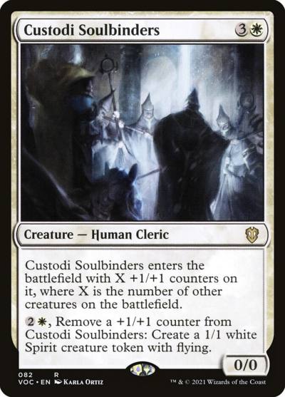 Custodi Soulbinders VOC-82 Crimson Vow Commander Magic card
