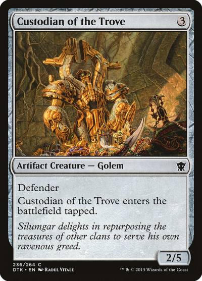 Custodian of the Trove 236 Dragons of Tarkir Magic card
