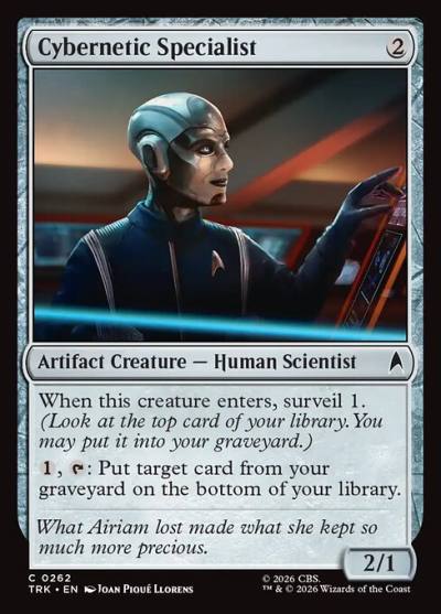 Cybernetic Specialist TRK-262 Star Trek Magic card