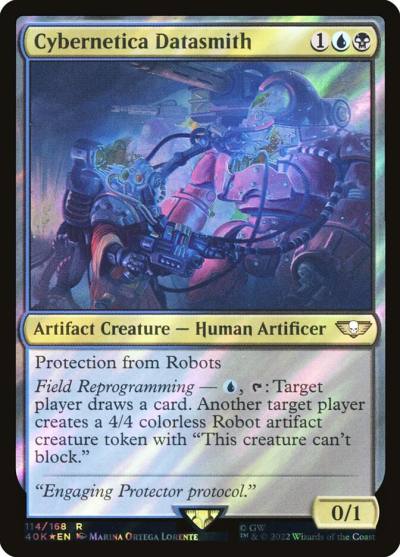 Cybernetica Datasmith 40K-114STAR Warhammer 40,000 Commander Magic card