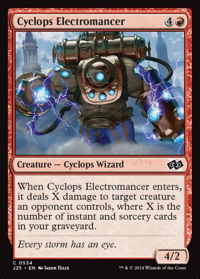 Cyclops Electromancer J25-534 Foundations Jumpstart Magic card