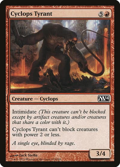 Cyclops Tyrant M14-135 Magic 2014 Magic card