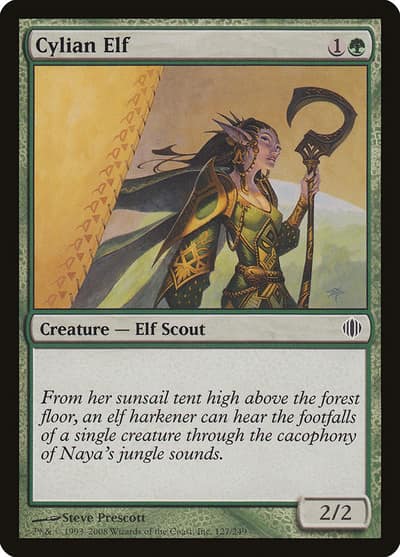 Cylian Elf 127 Shards of Alara Magic card