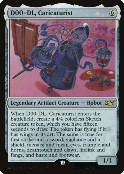 D00-DL, Caricaturist UNF-473 Unfinity Magic card
