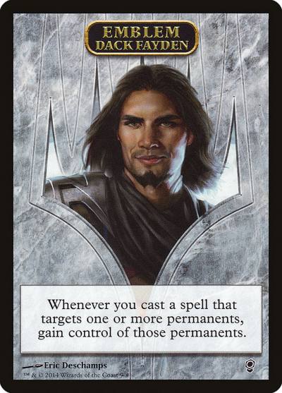 Dack Fayden Emblem TCNS-9 Conspiracy Tokens Magic card