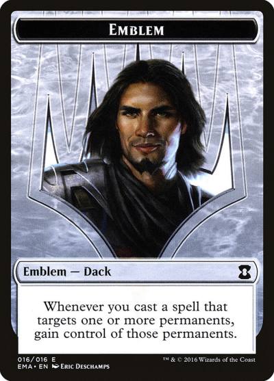 Dack Fayden Emblem TEMA-16 Eternal Masters Tokens Magic card