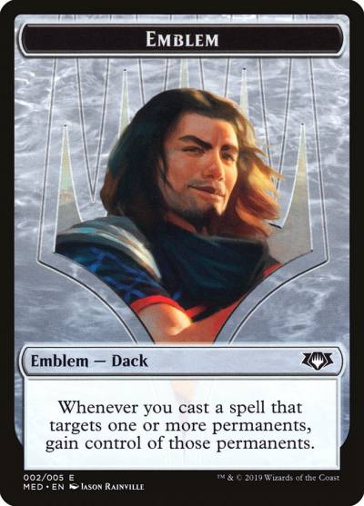 Dack Fayden Emblem TMED-R2 Mythic Edition Tokens Magic card
