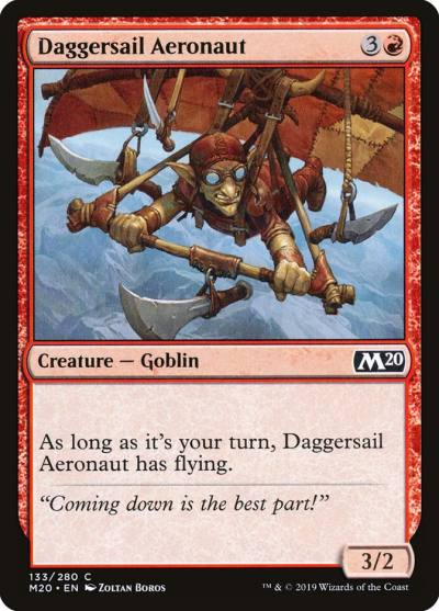 Daggersail Aeronaut M20-133 Core Set 2020 Magic card