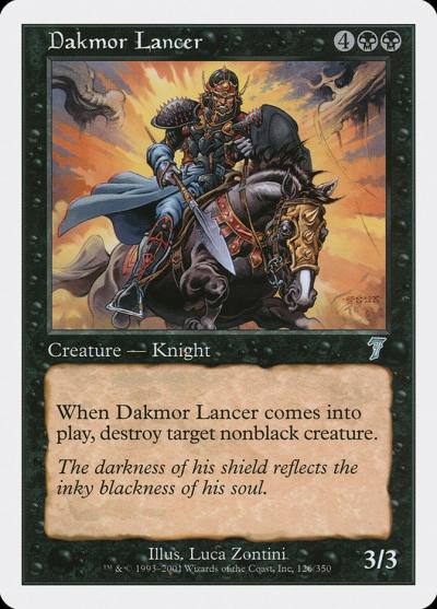 Dakmor Lancer 7ED-126 Seventh Edition Magic card