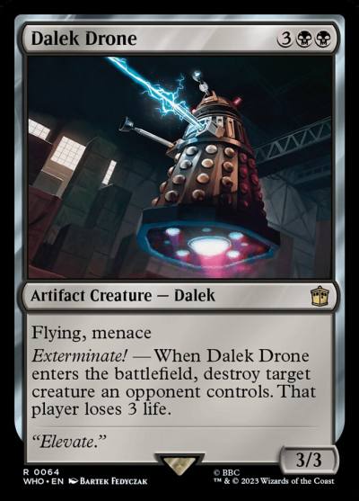 Dalek Drone WHO-64 Doctor Who Magic card