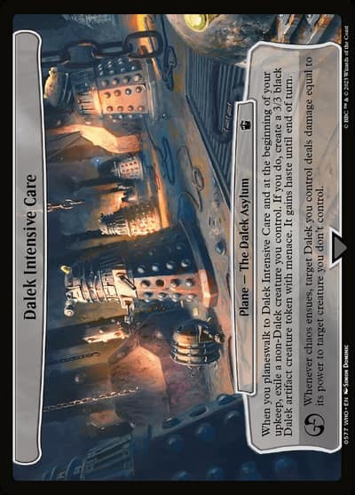 Dalek Intensive Care WHO-577 Doctor Who Magic card