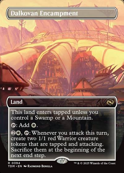 Dalkovan Encampment TDM-394 Tarkir: Dragonstorm Magic card
