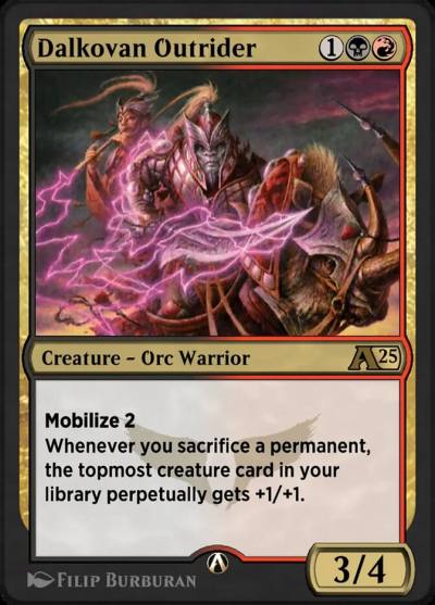 Dalkovan Outrider YTDM-20 Alchemy: Tarkir Magic card