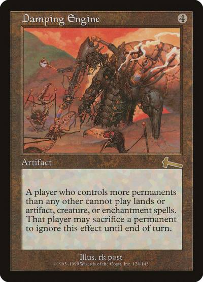 Damping Engine ULG-124 Urza's Legacy Magic card